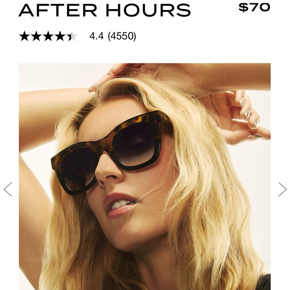 Quay Australia Tortoise Sunglasses - Picture 3 of 9